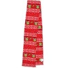 Dr. Seuss GRINCH Who Stole Christmas Knit Scarf & Pom Beanie Set Red - 4 of 4