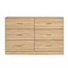 Vynxaria Modern 6-Drawer Dresser: Ample Storage Chest of Drawers, Sturdy & Safe for Bedroom, Living Room, Entry - 4 of 4