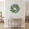 Luupathcy 21 inch Artificial Eucalyptus Wreath with Berry, for Home Wall Porch Decoration - 4 of 4
