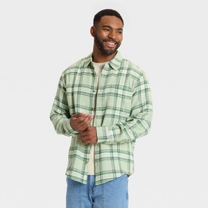 Men's Vintage Light Weight Long Sleeve Shirt - Goodfellow & Co™ - 1 of 3