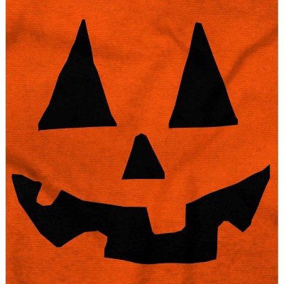 Cute Jack O' Lantern Pumpkin Face Hoodie Sweatshirt Women Men Brisco Brands