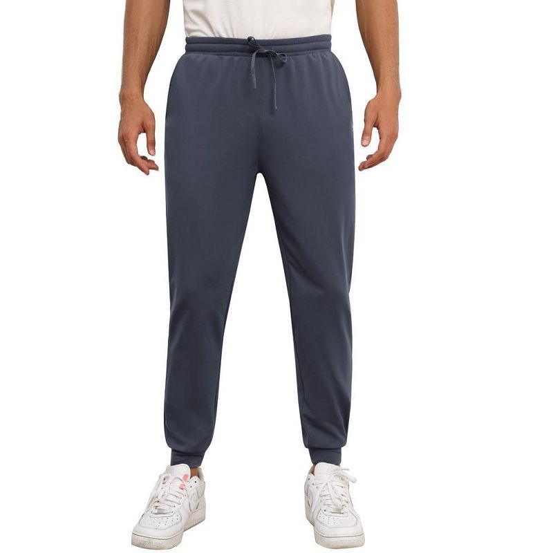 Men's Fleece Lined Sweatpants Thermal Pajama Jogger Pant with Pockets for Athletic Workout Running, 1 of 7