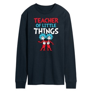 Men's - Dr. Seuss - Teacher Of Little Things Long Sleeve Graphic T-Shirt - 1 of 4