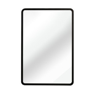 Whisen 16x24 Inch Mirror Cabinet, Rust-Resistant Iron Frame & Adjustable Glass Shelves - 1 of 4