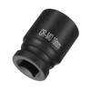 Unique Bargains CR-MO Mechanical Maintenance Metric 4 Point Square Impact Socket Black - 3 of 4