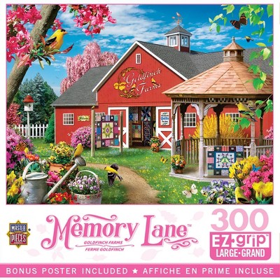 MasterPieces Memory Lane - Goldfinch Farms 300 Piece EZ Grip Puzzle