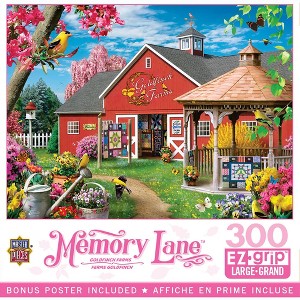 MasterPieces Memory Lane - Goldfinch Farms 300 Piece EZ Grip Puzzle - 1 of 4