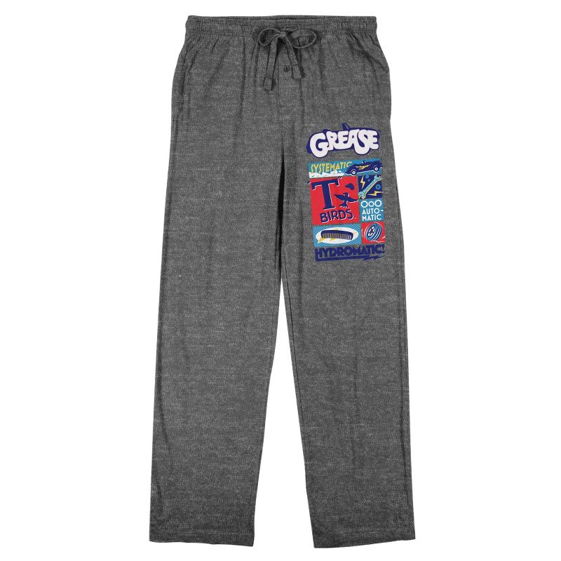 Grease "Hydromatic" Men's Heather Gray Sleep Pants, 1 of 4