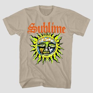 Men's Sublime Short Sleeve Graphic T-Shirt - Tan - 1 of 4