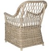 Maluku Arm Chair - FOX1604A - Natural - Safavieh - 3 of 4