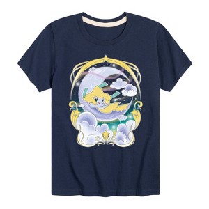 Boys' - Pokémon - Jirachi Night Sky Frame Short Sleeve Graphic T-Shirt - 1 of 4