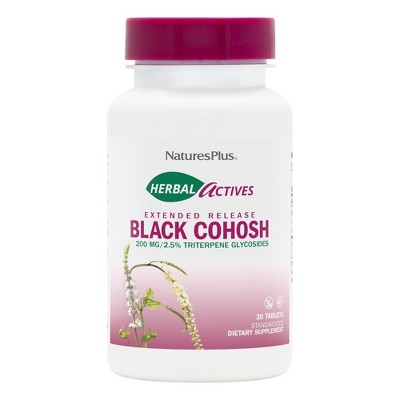 Black Cohosh Extract 200mg Time Release by Nature's Plus  -  30 Sustained Release Tablet