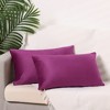 Unique Bargains Velvet Modern Solid Couch Sofa Home Decorative Pillow Covers 2 Pcs - 2 of 4