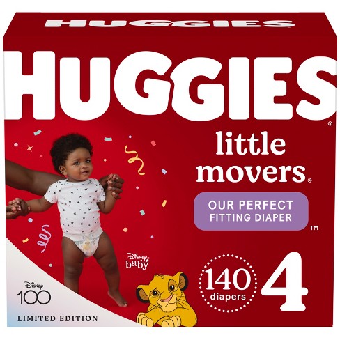 Huggies Lilttle Movers Baby Diapers with Grip Tabs, Wetness