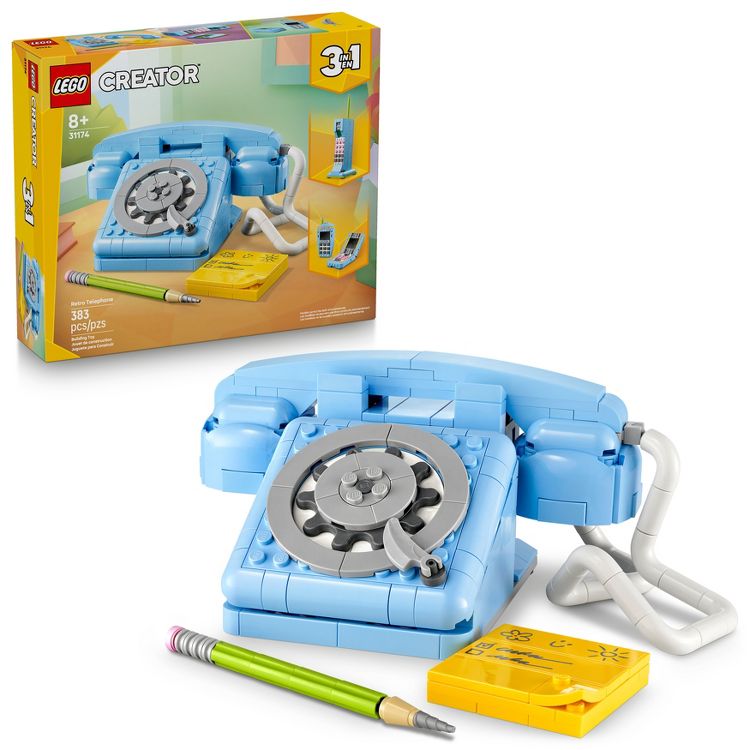LEGO Creator 3 in 1 Retro Telephone Kids Building Toy, Easter Basket Gifts for Girls & Boys, 31174, 1 of 6
