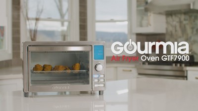 Gourmia 6-Slice Stainless Steel Digital Air Fryer Toaster Oven