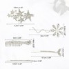 Unique Bargains Girl's Simple Cute Style Metal Non-Slip Hair Clip Silver Tone 1 Set of 5 Pcs - 3 of 4