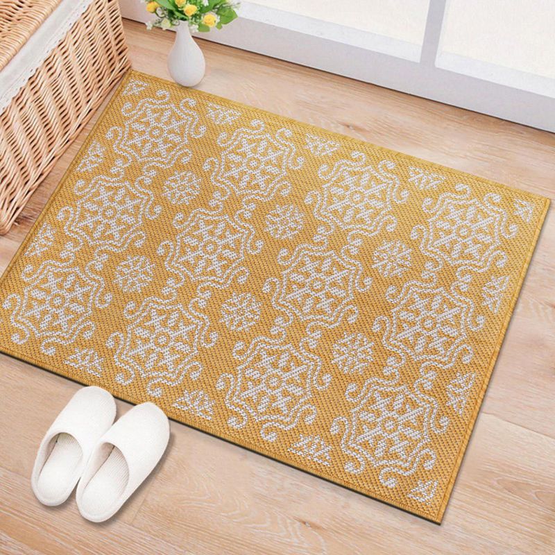 World Rug Gallery Transitional Geometric Textured Flat Weave Indoor/Outdoor Area Rug, 3 of 11