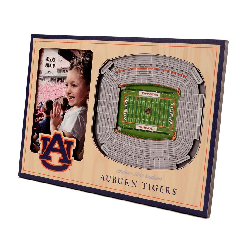 4&#34; x 6&#34; NCAA Auburn Tigers 3D StadiumViews Picture Frame, 1 of 6