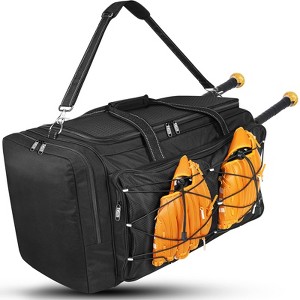 Generic Baseball Bag, Extra Large Catchers Gear Bag for Baseball Equipment, with Vented Shoes Compartment - 1 of 4