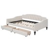 Whisen Full Size Upholstered Tufted Daybed with Twin Size Trundle - 4 of 4