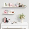 Attop Gold Floating Shelves for Wall Decor Set of 3, Bathroom Shelves Over Toilet, Modern Display Wall Shelf - 2 of 4