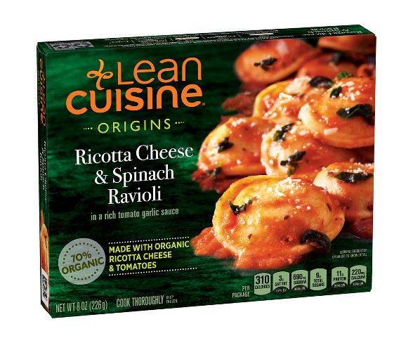 Lean Cuisine Marketplace Ricotta Frozen Cheese and Spinach Ravioli - 8oz