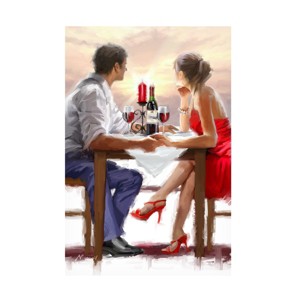 Trademark Fine Art -The Macneil Studio 'Valentine Sunset' Canvas Art - 1 of 4
