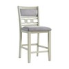 5pc Taylor Counter Height Dining Set Beige - Picket House Furnishings: Round Table with Storage, 4 Upholstered Chairs - image 4 of 4