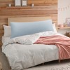 PiccoCasa Long Soft 90 Gsm Microfiber Zipper Closure Body Pillowcases - 2 of 4
