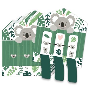 Big Dot of Happiness Koala Cutie - Bear Birthday Party and Baby Shower Game Pickle Cards - Pull Tabs 3-in-a-Row - Set of 12 - 1 of 4