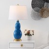 Rogan Table Lamp (Set of 2) - 26 Inch Height - TBL4439 - Soft Blue - Safavieh - 4 of 4