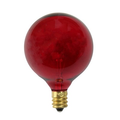 Northlight Pack of 25 Incandescent G50 Red Christmas Replacement Bulbs