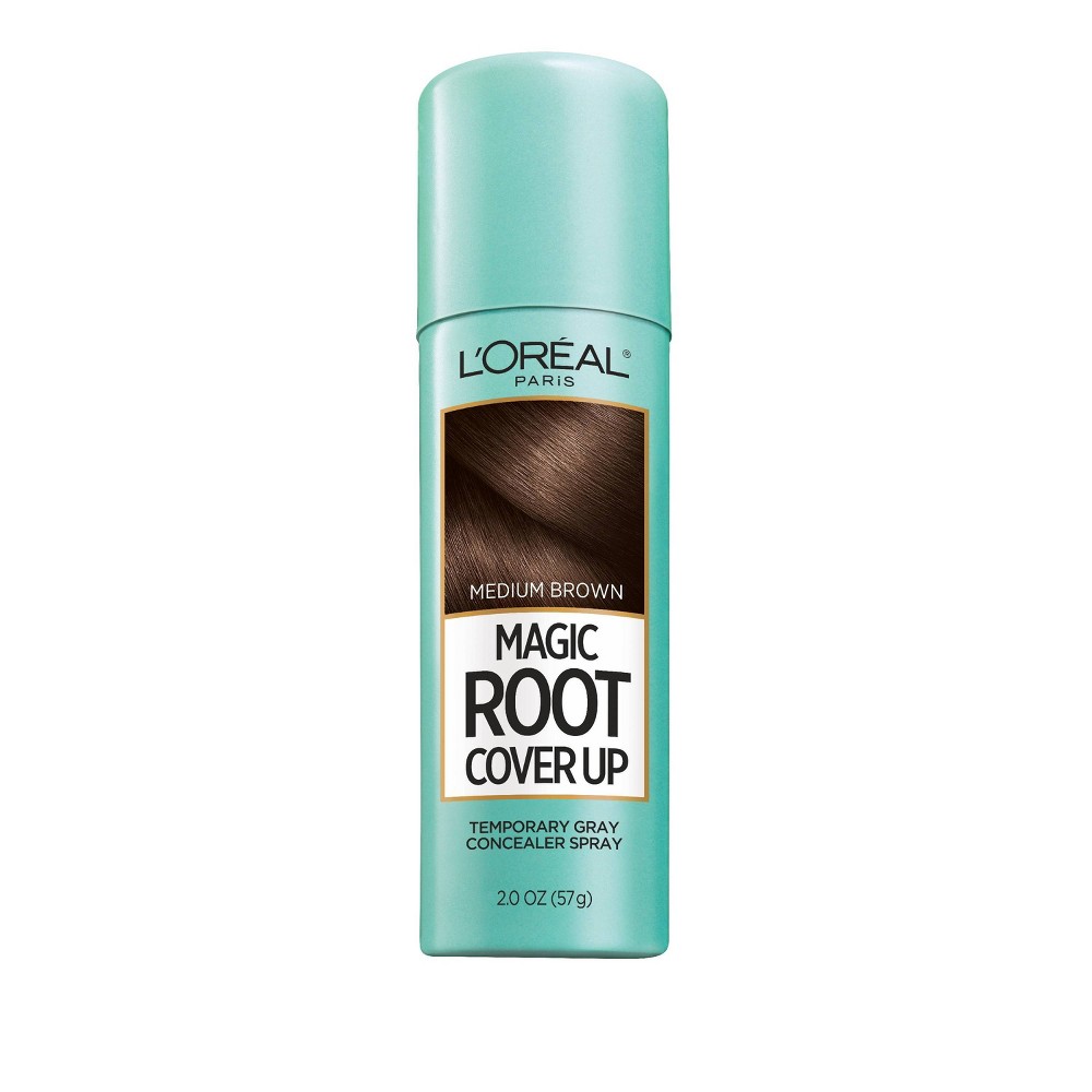 Photos - Hair Dye LOreal L'Oreal Paris Magic Root Cover Up - Medium Brown - 2.0oz 