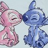 Disney Lilo & Stitch Girls' Stitch And Angel Watercolor T-Shirt - 2 of 3