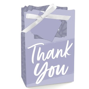 Big Dot of Happiness Purple Elegantly Simple - Guest Party Favor Boxes - Set of 12 - 1 of 4