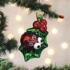 Old World Christmas Blown Glass Ornament for Christmas Tree, Holly Ladybug - 2 of 4