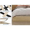 Wood Platform Bed Frame King/QUEEN/Full/ Twin-XL /Twin Size, Floor-Standing Bed Frame with Wooden Slat, Easy Assembly Natural - 4 of 4