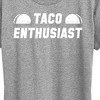 Women's - Instant Message - Taco Enthusiast Short Sleeve Graphic T-Shirt - 2 of 4