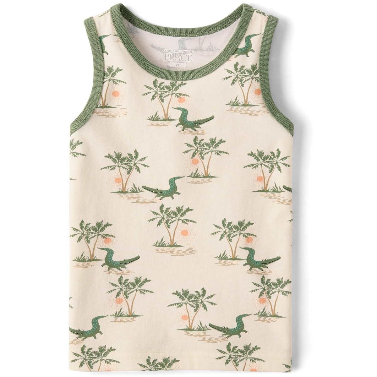 The Children's Place Toddler Boys Sleeveless Crocodile Tank Top - thumbnail 2