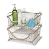 Spectrum Diversified Ashley Stacking Basket Tray Brown: Metal Utility Storage, Portable, Universal Storage, 21.5" Width - 4 of 4
