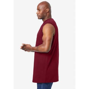 KingSize Shrink-Less Longer-Length Lightweight Muscle Pocket Tee - 1 of 4
