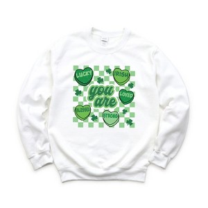 Simply Sage Market Women's Graphic Sweatshirt St. Patrick's Affirmations - 1 of 3