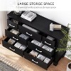 Dresser with 7 Drawers, Modern Chest of Drawers Closet with Metal Handle for Bedroom Living Room, Optional Black or White - 3 of 4