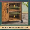 File Cabinet with Charging Station, Lockable Lateral Filing Cabinets for Home Office, Printer Cabinet for A4/Letter Size File Folders - 4 of 4
