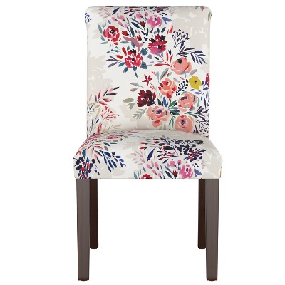 Luisa Pleated Dining Chair Multi Floral - Skyline Furniture