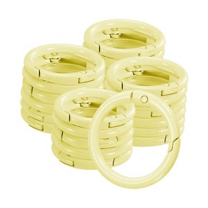 Unique Bargains Metal Spring O Rings Zinc Alloy Durable Multipurpose Lightweight Buckle - 1 of 4