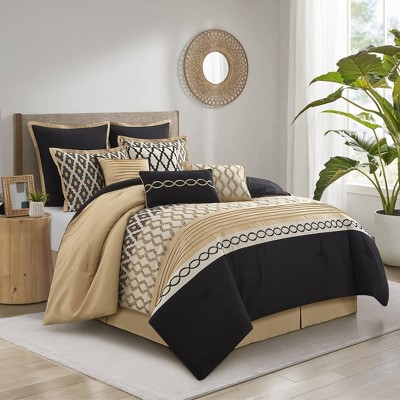 Nanshing 10pc Queen Caval Comforter Bedding Set Gold — фото 2