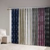 MAYEERTY Ogee Knitted Jacquard Total Blackout Curtain Panel(Only 1 Pc Panel) - 4 of 4