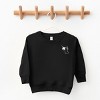 The Juniper Shop Boo Cheri Ghost Toddler Sweatshirt - 2 of 4